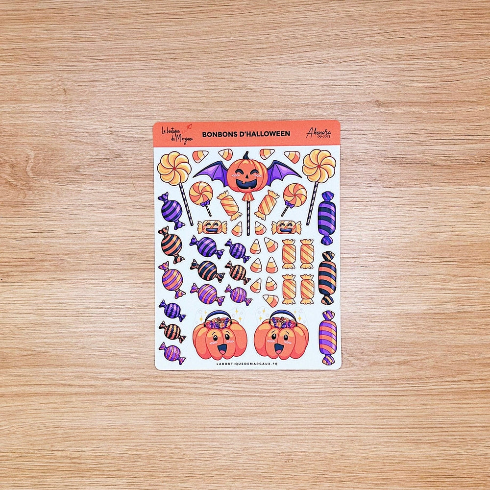 Bonbons d'Halloween - Stickers