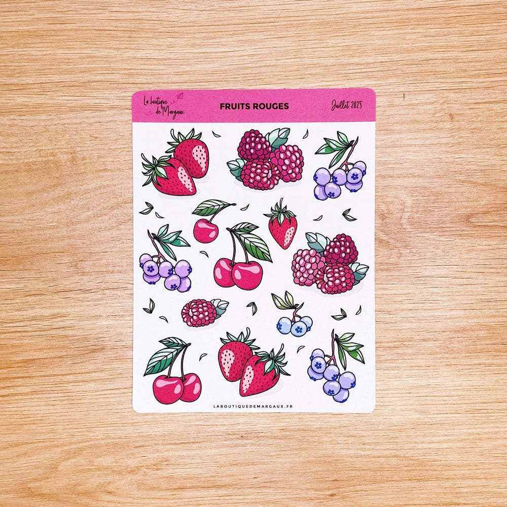 Fruits rouges - Stickers