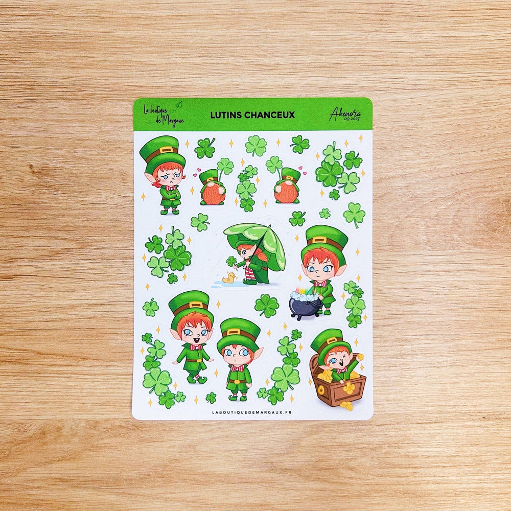 Lutins chanceux - Stickers
