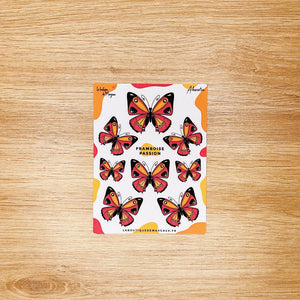 Décorser les papillons 35 autocollants avec fond transparent Modecor Décorser les papillons 35 autocollants avec fond transparent Modecor