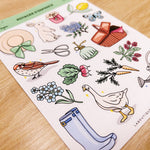 La Boutique de Margaux Sticker Potager d'enfance - Stickers organisation papeterie margauxstips les astuces de margaux plan with me bullet journal