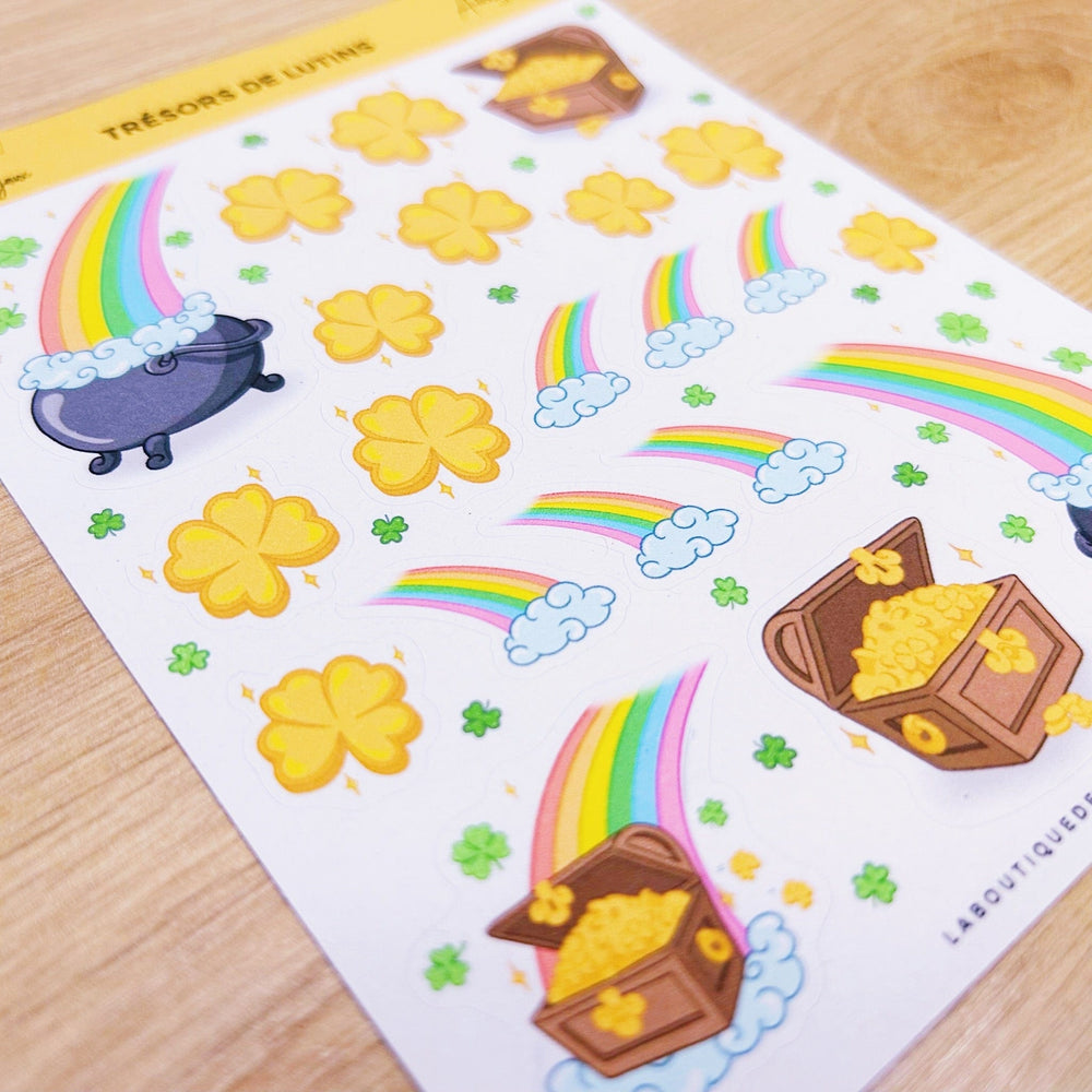 La Boutique de Margaux Sticker Trésors de lutins - Stickers organisation papeterie margauxstips les astuces de margaux plan with me bullet journal