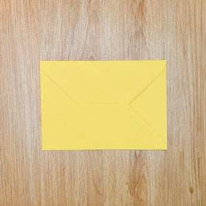 La Boutique de Margaux Papeterie 4 x Citron Set d'enveloppes colorées - Enveloppes C6 organisation papeterie margauxstips les astuces de margaux plan with me bullet journal