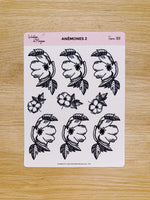 Anémones 2 - Stickers